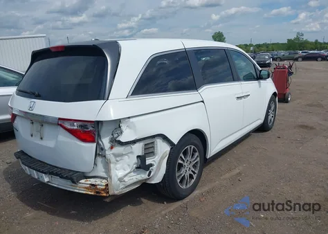 2011 Honda Odyssey Ex-L from USA, damaged, VIN 5FNRL5H61BB081079